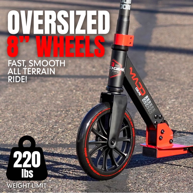 Madd Gear Kruzer 200 Folding Commuter Kick Scooter ‚Äì Lightweight
