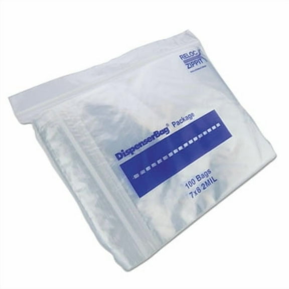 7 in. x 8 in. 32 oz. Plastic Zipper Bags - Clear (1000/Box)