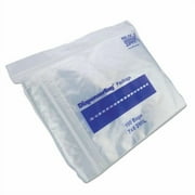 7 in. x 8 in. 32 oz. Plastic Zipper Bags - Clear (1000/Box)