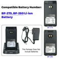 thumbnail image 4 of BC-213 Rapid Battery Charger For ICOM IC-F1000 IC-F1000S IC-F2000 IC-F2000S IC-A16 IC-F2000D IC-F1100D IC-F2100D IC-V88 IC-U88 IC-G88 Two Way Radio BP-279 BP-280 Li-ion Battery Charger, 4 of 7