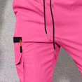 thumbnail image 5 of Mens Cargo Pants Lightweight Baggy Drawstring Athletic Joggers Breathable Quick Dry Outdoor Hiking Pants Zipper Pockets, 5 of 7