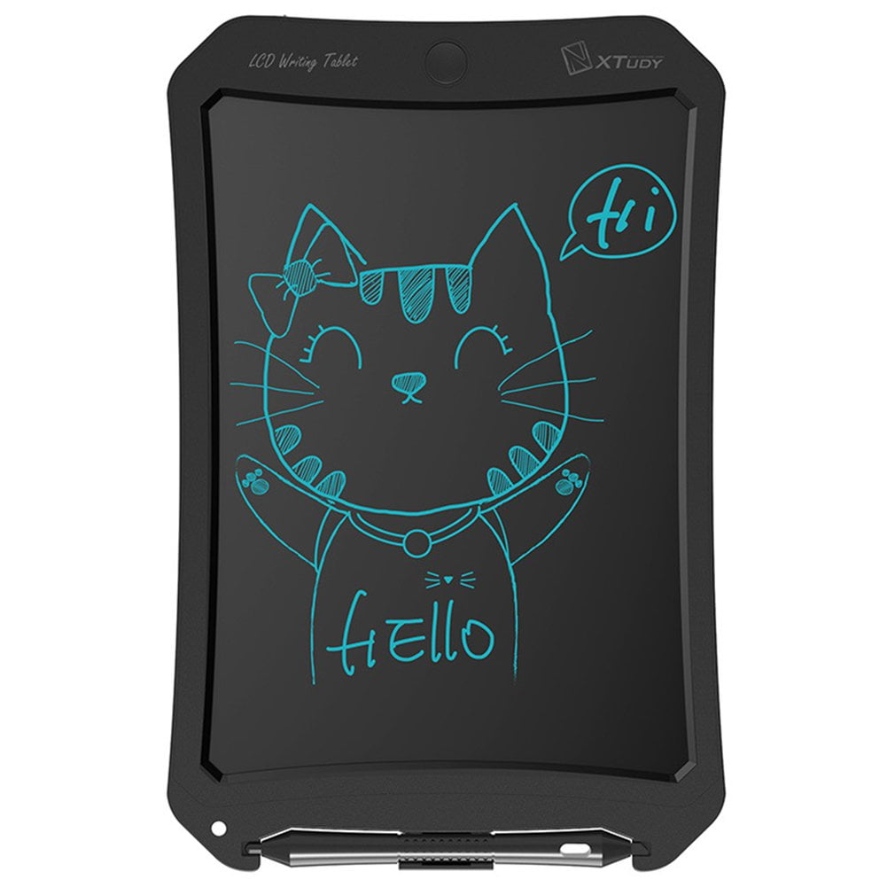 Dmxiezib 8.5 Inch LCD Writing Tablet Digital Portable Touch Pad Rugged Drawing Tablet Planner Office Memo Boards with Sleeve Small Blackboard Home Student Graffiti Board Black Color : White