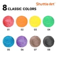 thumbnail image 4 of Set de pintura de acuarela Shuttle Art, 8 colores, paquete de 60 con pinceles, 4 of 8