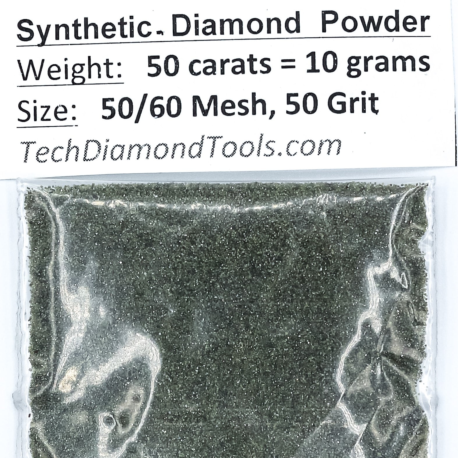 50 Carat = 10 Grams TechDiamondTools Diamond Powder400 Grit 54-80 Microns 