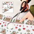 thumbnail image 6 of Yayeee Faucet Mat for Kitchen Sink 30" Diatomite Long Splash Guard Pad, Brown Nordic Christmas, 6 of 7