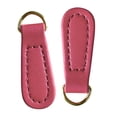 thumbnail image 4 of jifeng 2x Zipper Pulls PU Leather Pull Strap Zip Puller Tag for Suitcase Jacket Bag Pink, 4 of 9