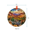 thumbnail image 5 of Nevada Christmas Ornament, Ceramic/Acrylic - Nevada Hawaii Travel Souvenir, Christmas Tree Ornament, Vacation Keepsake 2025, Jetsetter Gift, Collectible 2025, 5 of 5