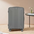 thumbnail image 5 of Hardside Luggage 20"/24"/28" 3 pcs/set in PP Spinner Wheel Luggage, Carry on Suitcase, Matching Color, Combination Lock (Silver grey),Hardside Suitcase, 5 of 24