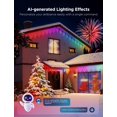 thumbnail image 3 of Luces navideñas Govee RGBWIC de 66 pies y 200 LED con mapeo de formas, 3 of 9