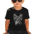 thumbnail image 4 of Rock and Roll Raccoon Shirt for Men Women Kids Funny Retro Punk Raccoon Graphic Tee Black Shirt 5-6, 4 of 8