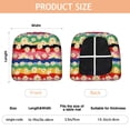 thumbnail image 3 of Pioneer Flower Seat Covers for Dining Room Chairs Set Of 4,Stretch Printed Washable Chair Seat Cover with Elastic Ties and Button,Removable Waterproof Couch Cushion Covers, 3 of 6