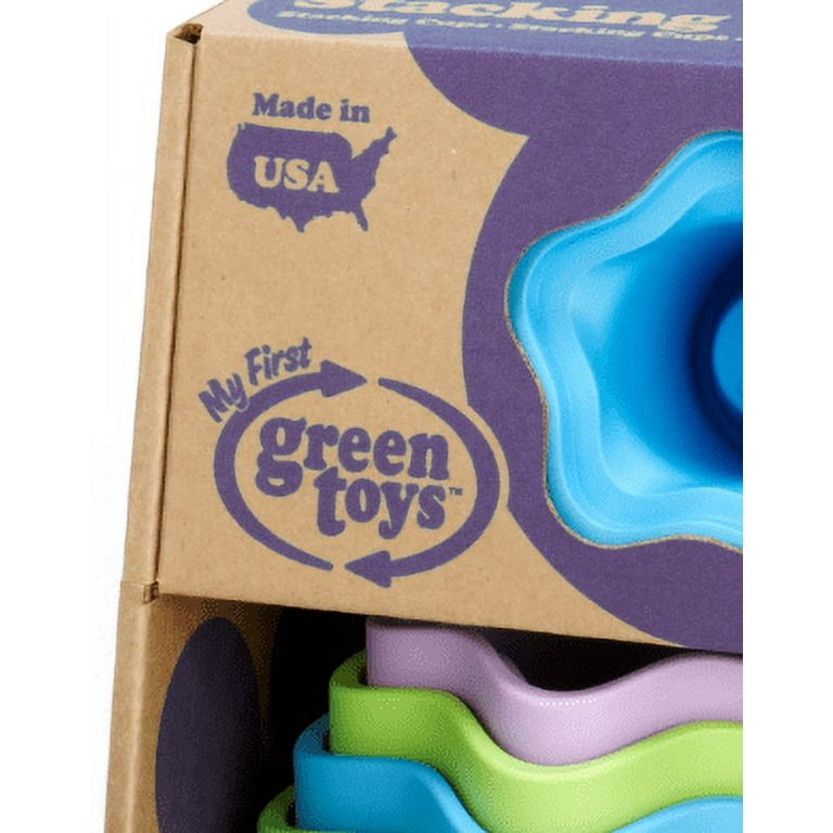 Green Toys Bath Stacking Cups 6 Pc