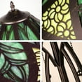 thumbnail image 7 of CHLOE Lighting Retro-Style Stained Glass 2-Light Table Lamp 18" Shade, 7 of 7