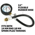 thumbnail image 3 of Powerbuilt Compression Tester for 14mm & 18mm Spark Plug Threads - 647000, 3 of 6