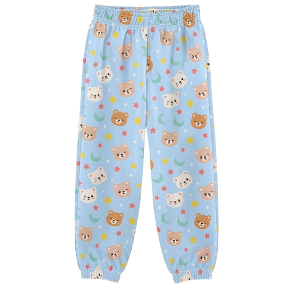 Bear Boys Pants Kids Casual Sweatpants Joggers Toddler Sports Pants 3-10 Years