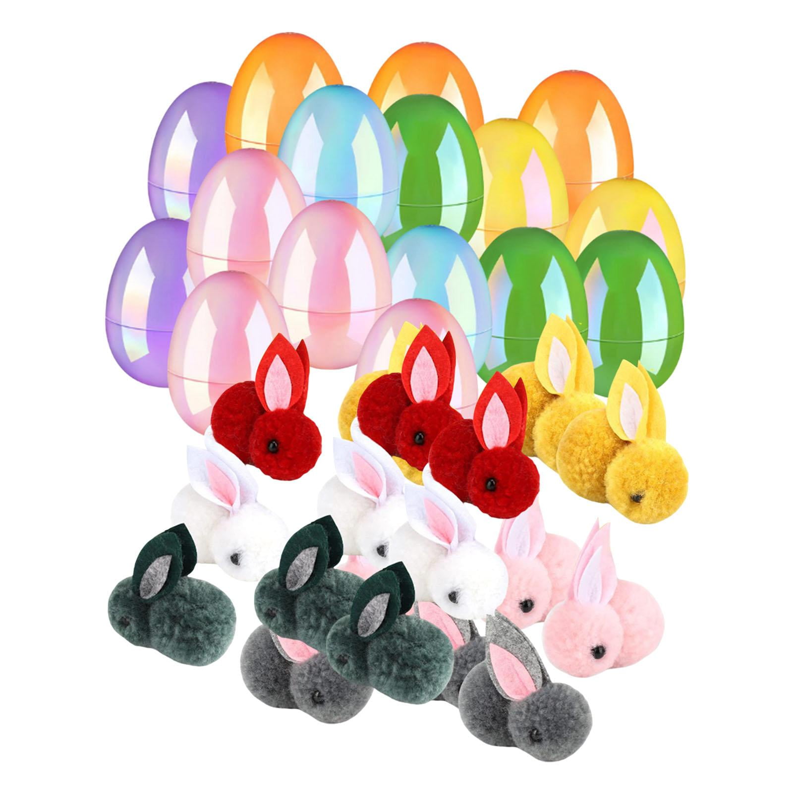 balikha Colorful Easter Eggs Easter Basket Fillers Inside Toys Party Favors, Easter Eggs, Easter Basket Stuffers for Adults Kids , 16 Eggs