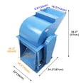 thumbnail image 5 of Hogwash Kitchen Waste Crusher Pulper Crusher Food Waste Shredder Beater 220V, 5 of 18
