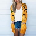 thumbnail image 1 of LOVZFMLL Cardigan pour Femmes Mode Halloween Imprimé Décontracté Chemise à Manches Longues Cardigan, 1 of 6