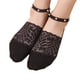 thumbnail image 5 of Jumpingount 1 par de calcetines de encaje para niñas, calcetines cortos de perlas para banquetes, senderismo, señoras, calcetería de verano y Negro 2piezas, 5 of 6