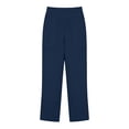 thumbnail image 4 of Sunnin Women's High Waist Straight Leg Pants Solid Color Elastic Waist Pull On Trousers with Pockets, 4 of 6