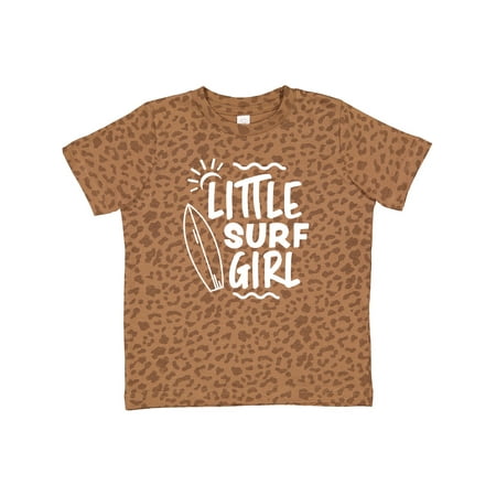 

Inktastic Little Surf Girl with Surfboard Gift Toddler Toddler Girl T-Shirt