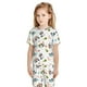 thumbnail image 5 of Balery happy new year Raccoon Conjunto de Pijama Infantil de Manga Corta con Estampado – Ropa de Dormir de Algodón Suave-XX-Large, 5 of 5