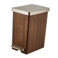 thumbnail image 5 of Fiocias Trash Can Creative with Foot Pedal Large Capacity Garbage Recycling Bin for Park L, 5 of 9