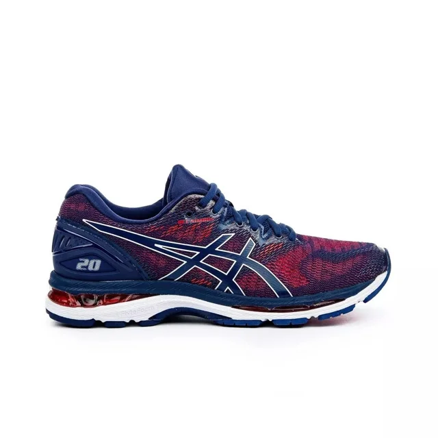 ASICS Gel-Nimbus 20 Men's US 6, indigo blue/indigo blue/fiery red, T800N-4949