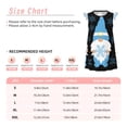 thumbnail image 3 of Balery Christmas Gnome Snowflake Camisón de princesa para niñas, pijama de algodón con mangas abullonadas, suave y bonito.-Small, 3 of 6