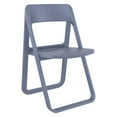 thumbnail image 6 of Compamia Dream Folding Outdoor Bistro Set with 2 Chairs Dark Gray, 6 of 6