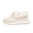 thumbnail image 2 of NexTorq Women's Winter Shoes Fuzzy Lined Warm Slip-On Boots with Bow Thick Sole Moc Toe Cozy Cold Weather Footwear for Walking and Everyday Comfort Wear Beige US-6 (EU-37), 2 of 6