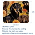 thumbnail image 5 of Dachshund Square Gaming Mousepad Desk Mat Non-Slip Rubber Bottom Printed 8.3x9.8 Inch Suitable for Office and Gaming, 5 of 6