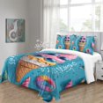 thumbnail image 4 of 3D Ice Cream Printed Comforter Cover Set Children Adult Unique Design Bedding Set Bedroom Decor,Twin (68"x86"), 4 of 5