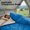 Blue, variant on Nextay Double Sleeping Bag for Adults with Pillows, 2-in-1 Portable 3-Season Camping Bag with Compression Sack for Backpacking, Hiking, Outdoor Adventure, Black