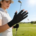 thumbnail image 2 of Ice Silk Sunscreen Gloves for Women UV Protection Breathable Driving Gloves for Outdoor Travel, 2 of 6