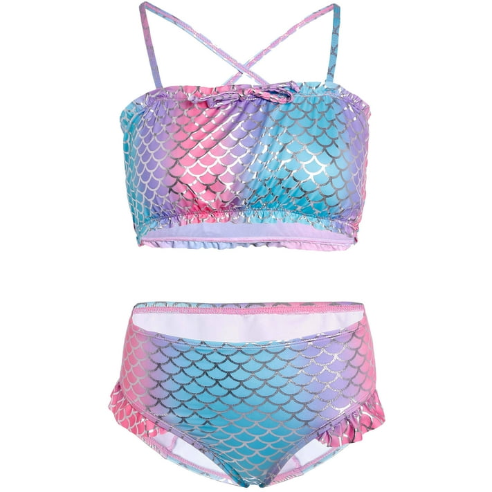 As Rose Rich Girls Swimsuits Beach Bathing Suits 2 Piece Bikini