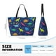 thumbnail image 4 of Easygdp Dinosaurs Bolsa de Viaje de Playa de Gran Capacidad, Bolsa Tote Perfecta para la Playa, Escapadas de Fin de Semana y Viajes, 4 of 7