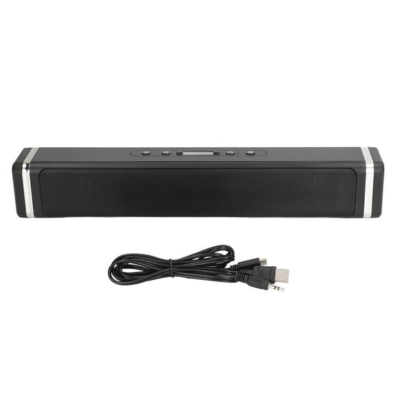 ZOUSSIQI Bluetooth Wireless Speaker Multifunctional Heavy Bass RGB Ambient Light TV Soundbar for Home EL225#04678