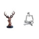 thumbnail image 1 of Figura de cabeza de ciervo,Adorno de cabeza de ciervo,estatua de animal decorativa,Figura de pensador abstracto,Estatua de pensador abstracto,decoración para el hogar,Figura humana decorativa, 1 of 8