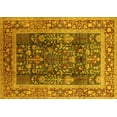 thumbnail image 1 of Ahgly Company Indoor Rectangle Oriental Yellow Traditional Area Rugs, 8' x 12', 1 of 4