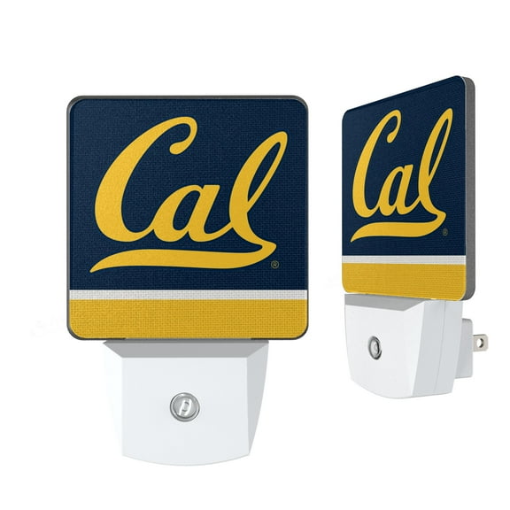 Cal Bears Stripe Design Nightlight 2-Pack