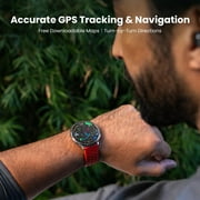 Amazfit Active 2 Smart Watch 44mm, GPS Maps with Direction, Fitness Tracker, 10 Day Battery, Sleep Monitor, 160+ Sport Modes, Water Resistant, for Android & Apple iPhone, Black Silicone