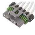 thumbnail image 4 of CarLights360 For Chevy Sonic 2012-2020 Blower Motor Resistor Connector | Plastic | Metal Contact Terminal Material | Blade Terminal | Push On Attachment Method | Rectangle Connector | For 15305921, 4 of 5