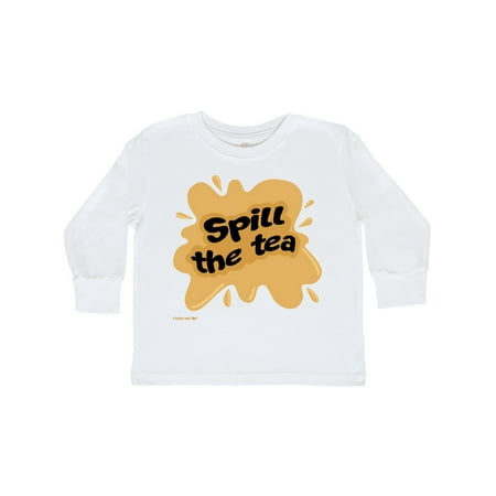 

Inktastic Spill the Tea Gift Toddler Boy or Toddler Girl Long Sleeve T-Shirt