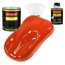 Restoration Shop - Tractor Red Acrylic Enamel Auto Paint - Complete Quart Paint Kit - Single Stage High Gloss