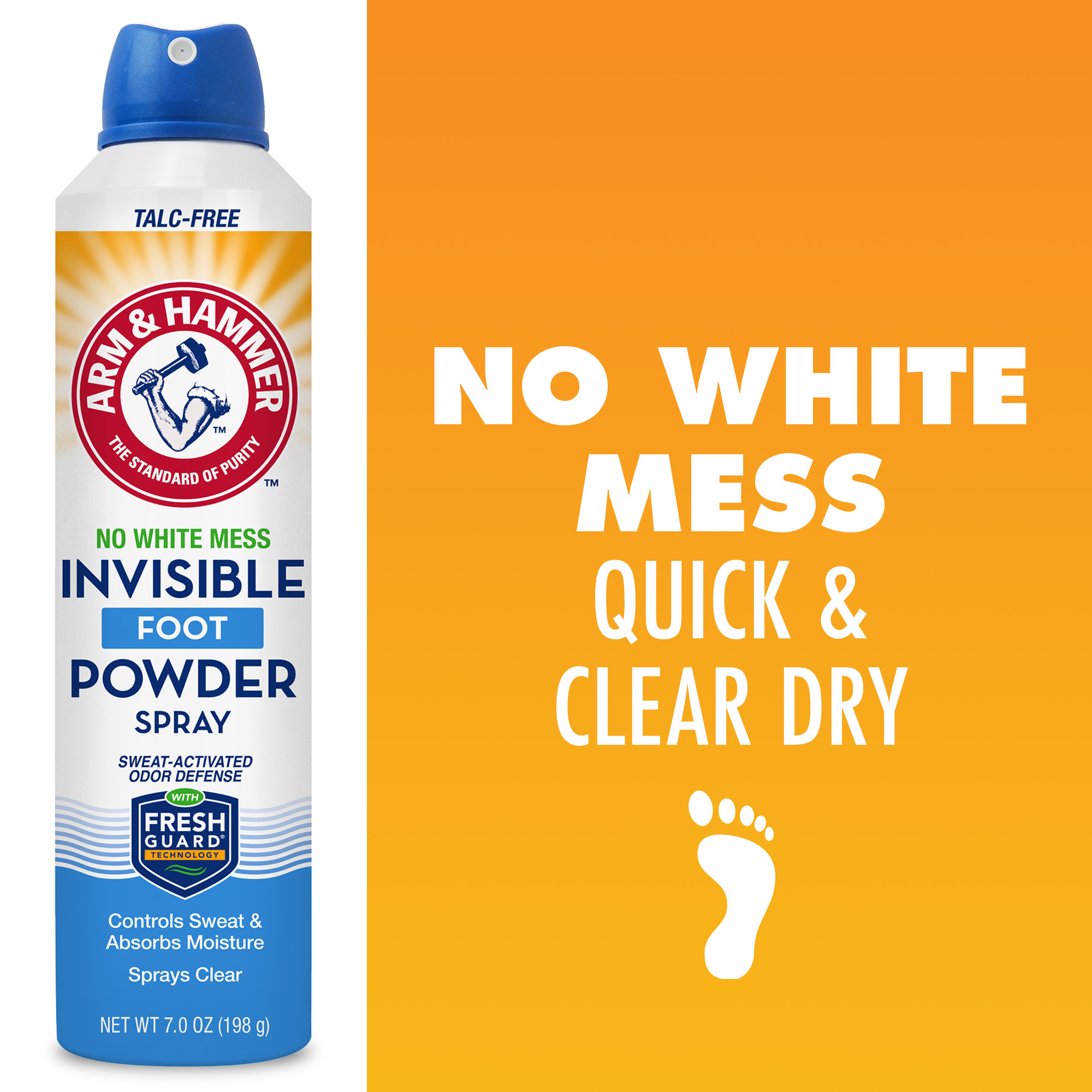 Arm & Hammer Invisible Spray Foot Powder - image 7 of 14