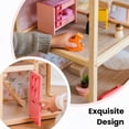 thumbnail image 4 of Tiny Land Wooden Dollhouse for Girls - 6 Rooms, 30pcs Furniture, DIY Pretend Play House, Gift for Ages 3+, 4 of 8