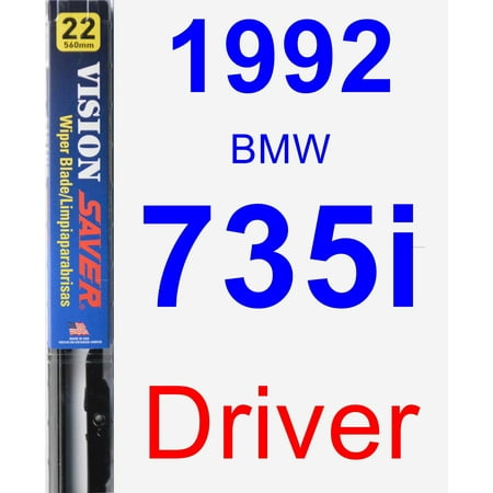 - 1992 BMW 735i Driver Wiper Blade - Vision Saver