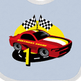 thumbnail image 4 of Inktastic Race Car 1st Birthday Boys Baby Bib, 4 of 4