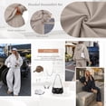 thumbnail image 5 of SUNBS Two Piece Sets for Women Matching Outfit Fall Hoodies Wide Leg Sweatpants Casual Lounge Sweatsuit Set, 5 of 9